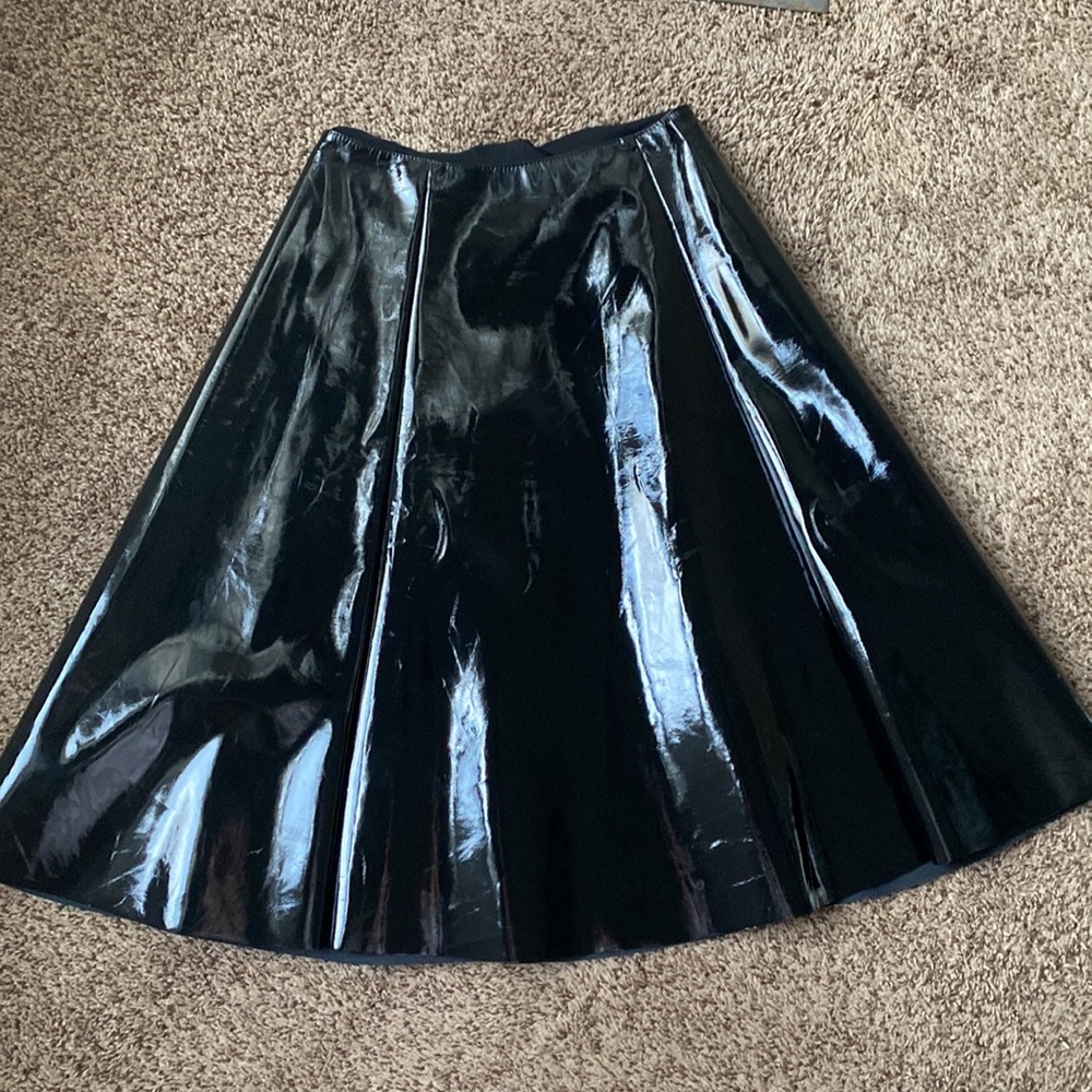 ASOS Patent Leather Aline skirt